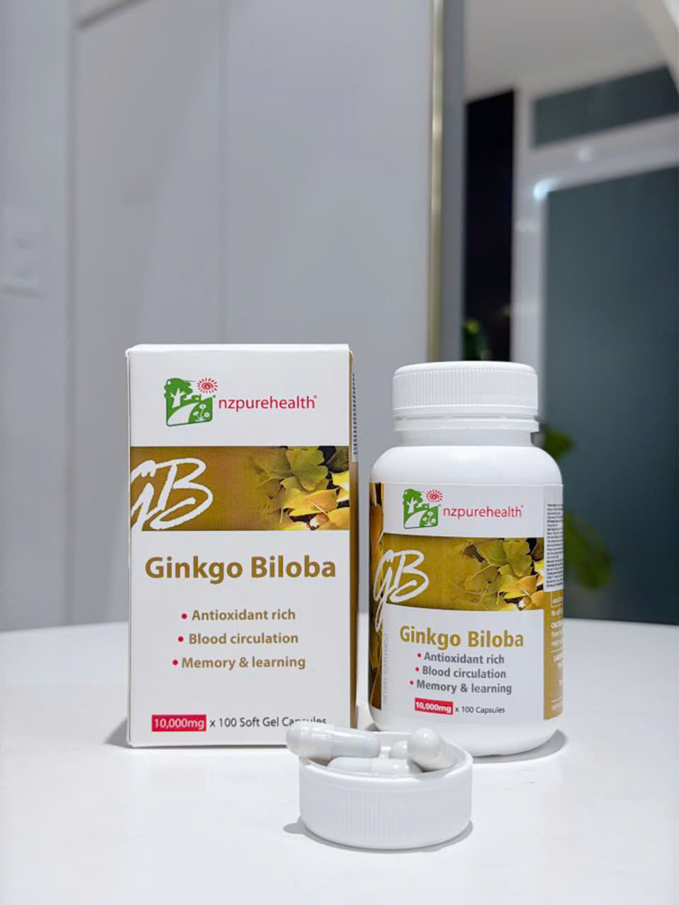VIÊN UỐNG BỔ NÃO TĂNG TRÍ NHỚ GINKGO BILOBA NZPUREHEALTH