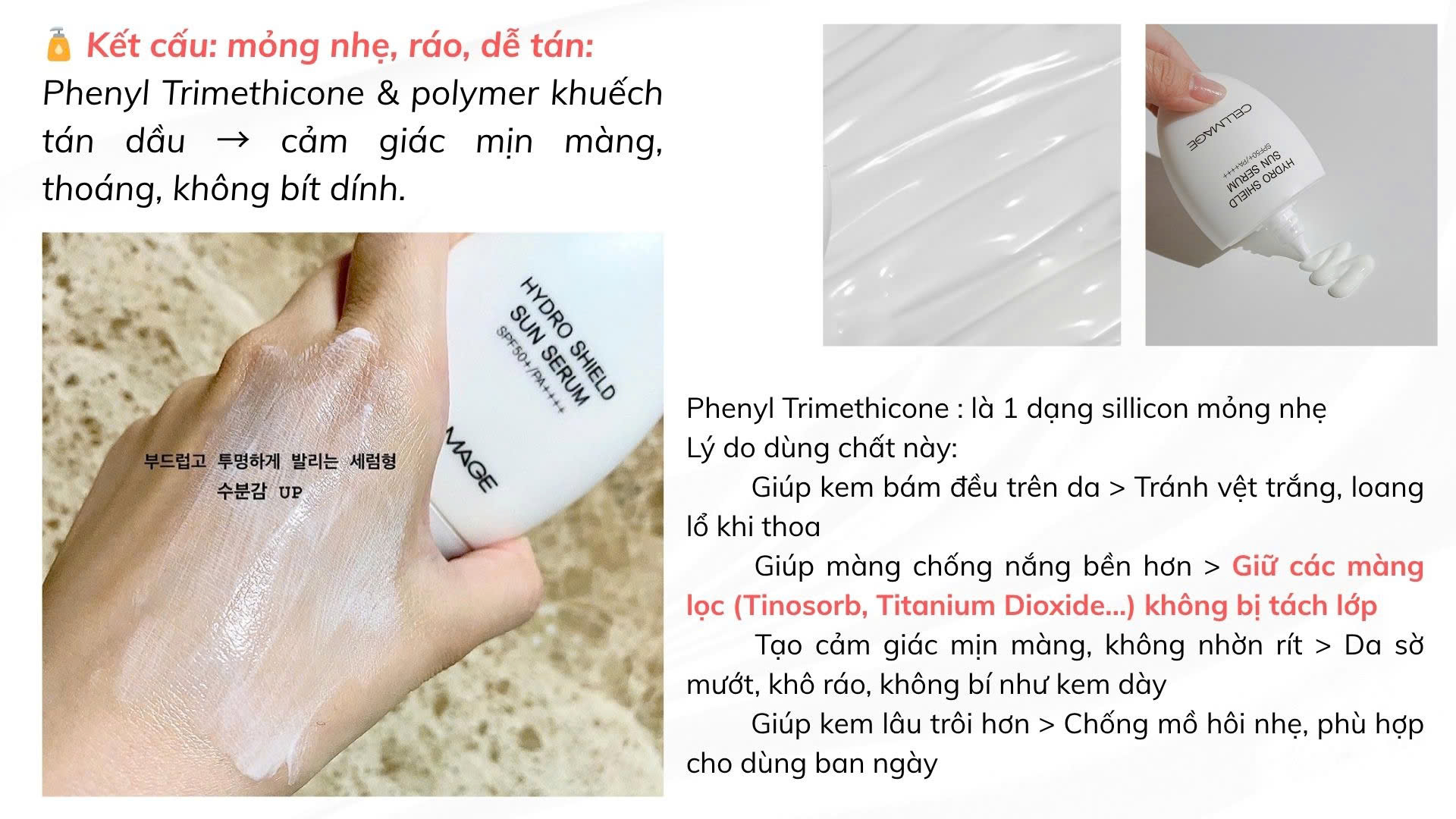 Serum Hydro Shield SPF50+/PA++++