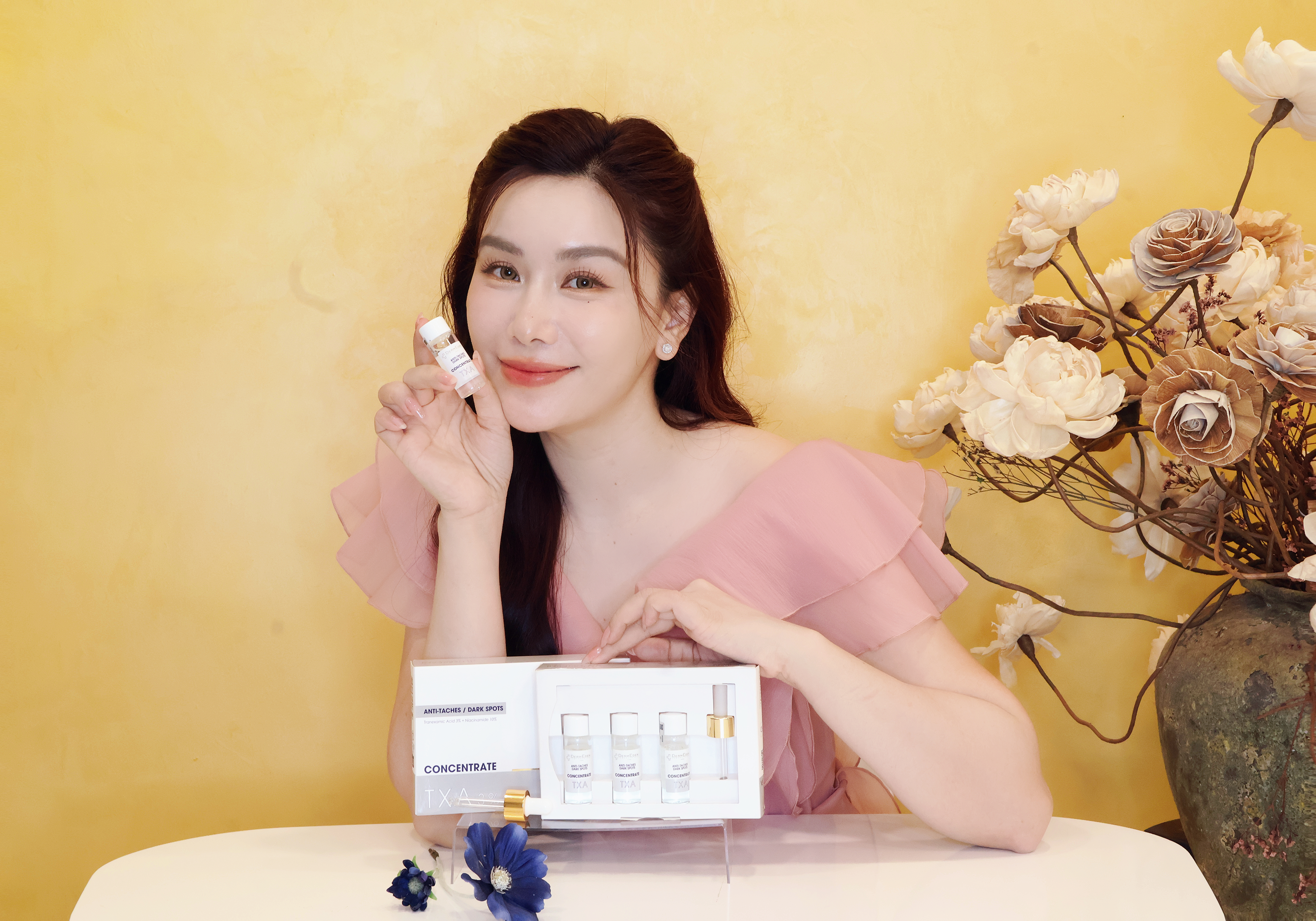 TINH CHẤT TRỊ NÁM, GIẢM TÀN NHANG DERMEDEN CONCENTRATE ANTI-TACHES DARK SPOTS 