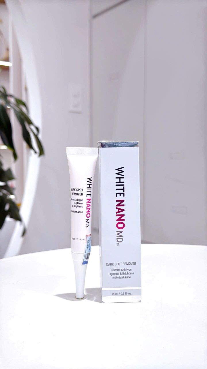 white nano md dark spot remover