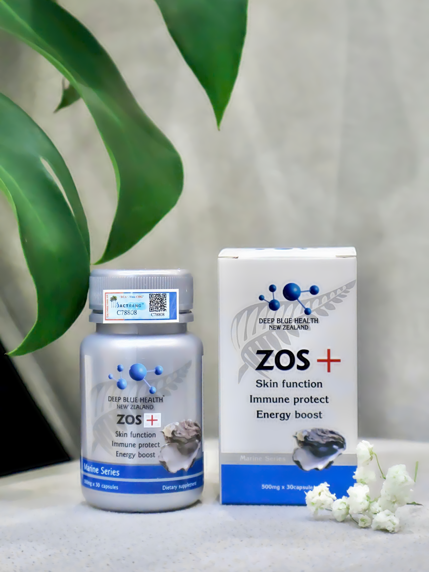 VIÊN UỐNG HÀU ZOS+ BỔ SUNG KẼM DEEP BLUE HEALTH